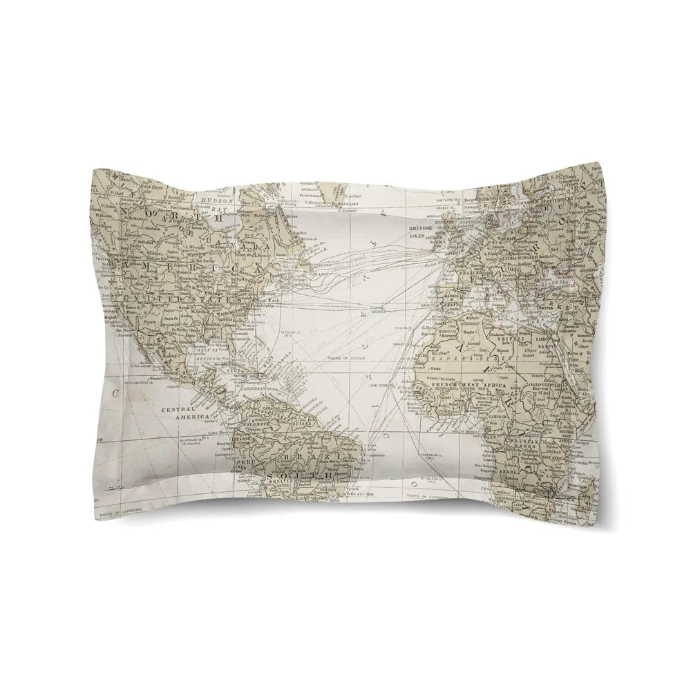 Get Out and See the World Duvet Sham