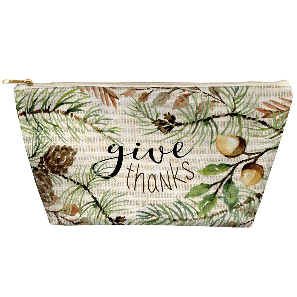 Give Thanks Tapered Pouch