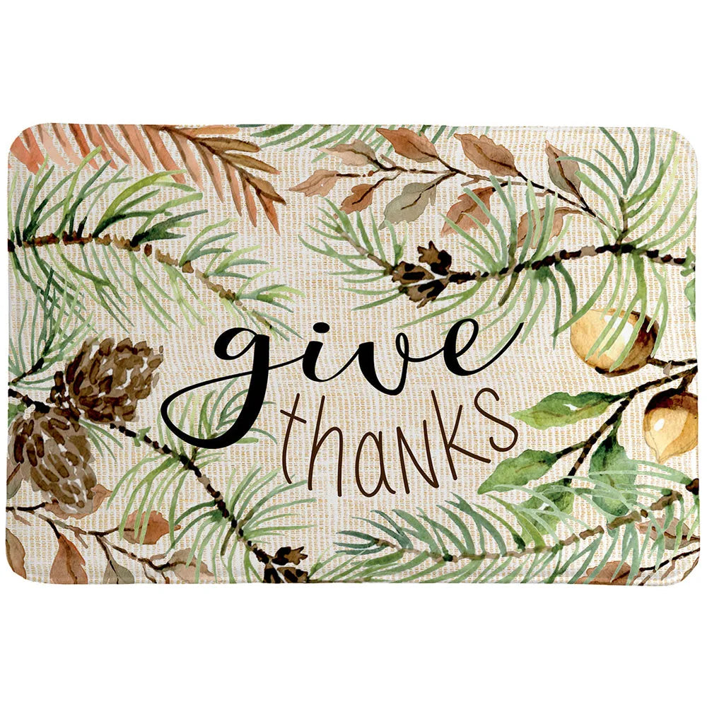 Give Thanks Memory Foam Rug