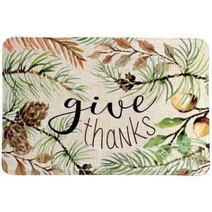 Give Thanks Memory Foam Rug