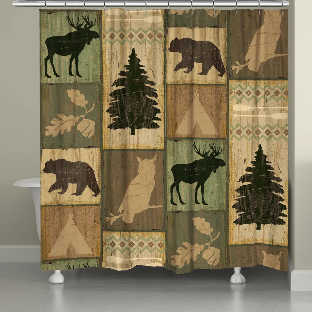 Gone Camping Shower Curtain 