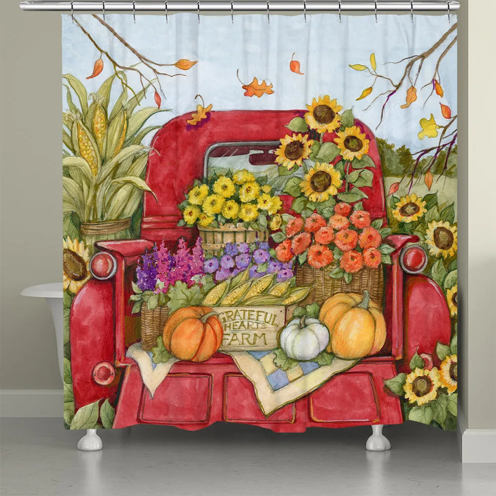 Grateful Farm Shower Curtain