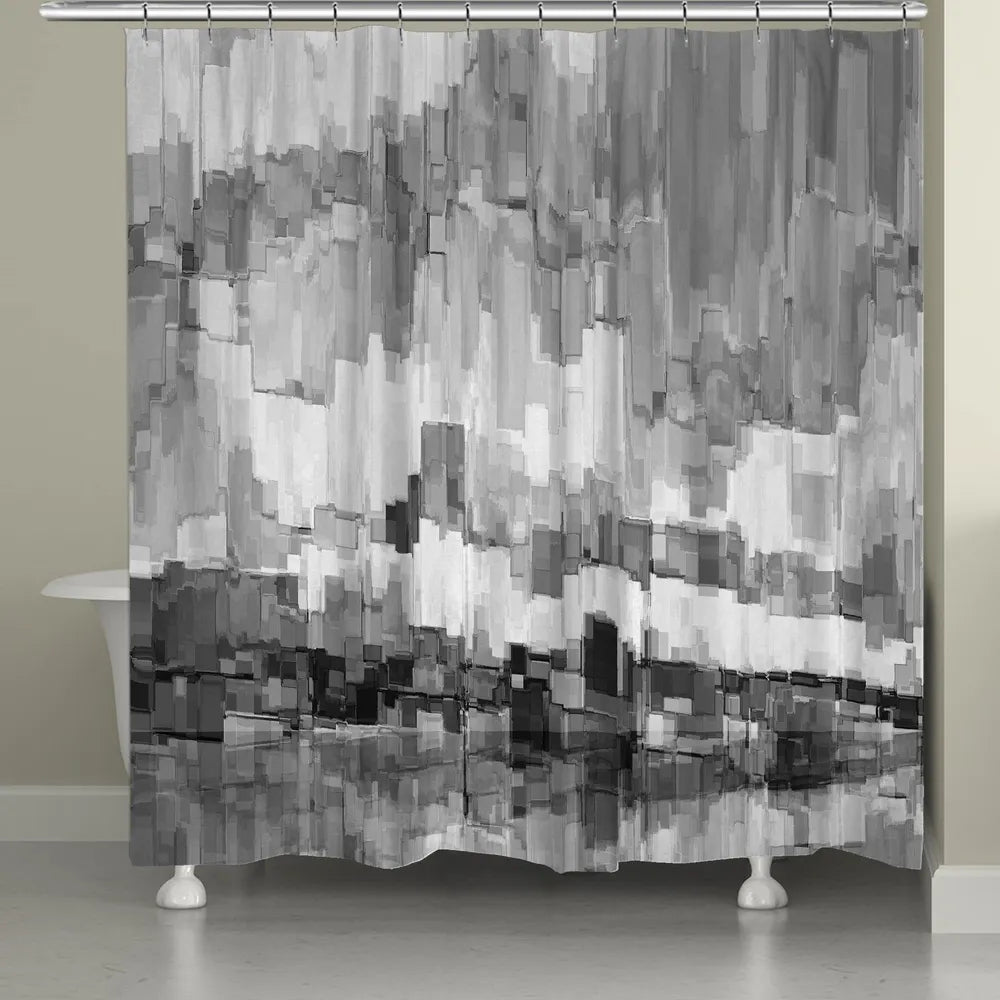 Grey Glacier Shower Curtain 
