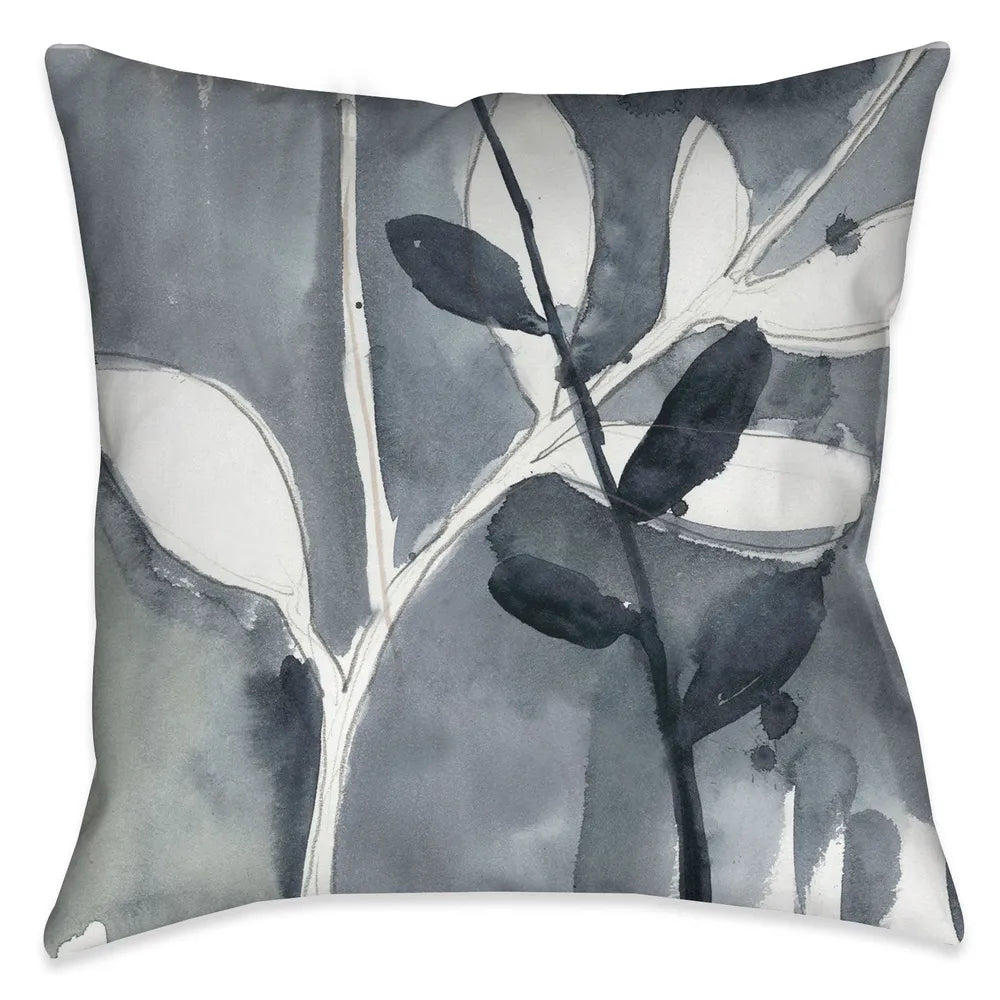 The neutral shades of gray tones in this decorative pillow would make a perfect addition to any contemporary bedroom or living room decor.
