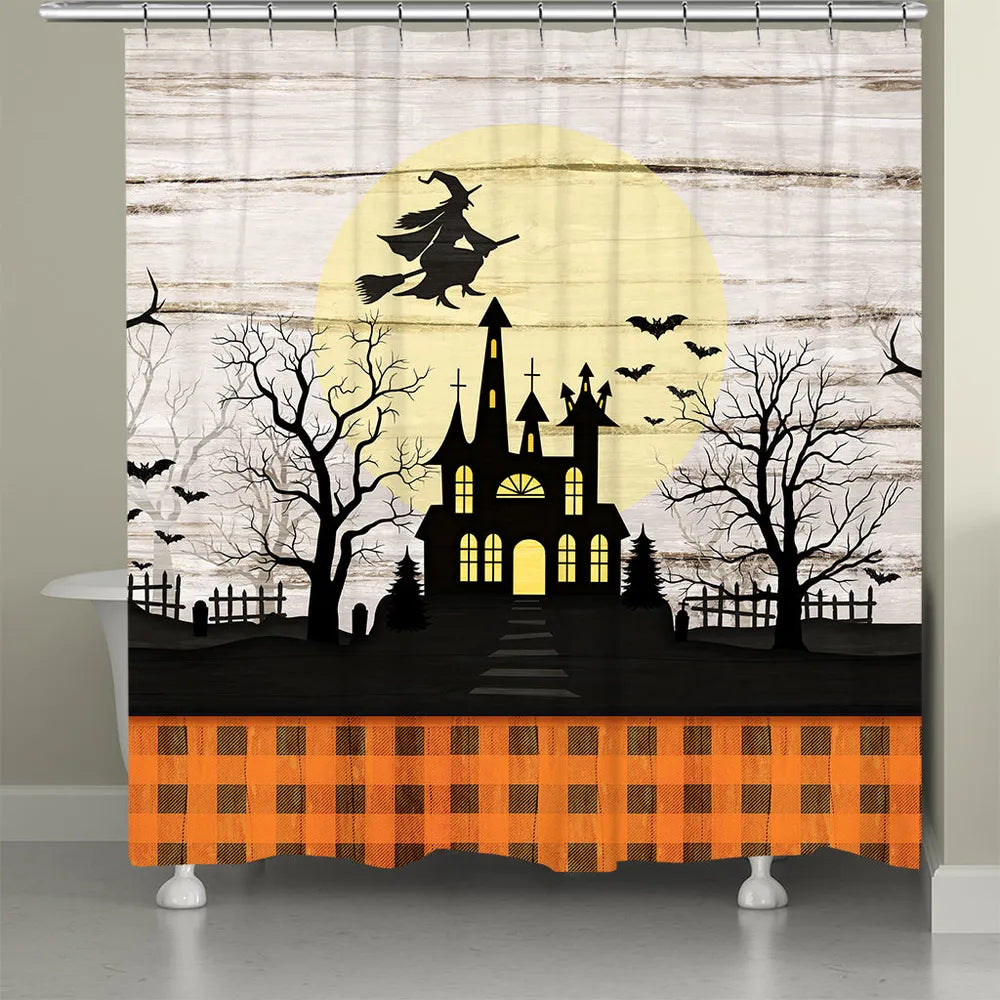 Halloween Hauntings Shower Curtain