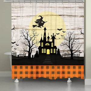 Halloween Hauntings Shower Curtain