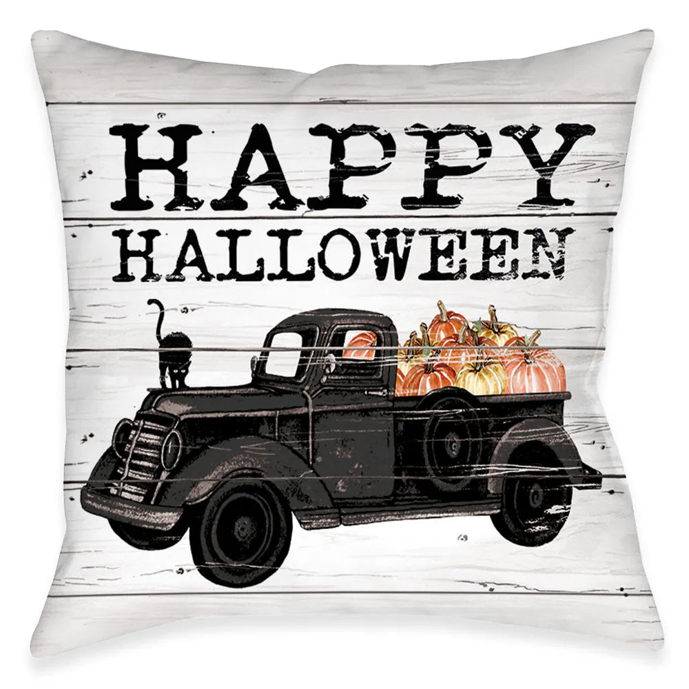 Happy Halloween Outdoor Decorative Pillow