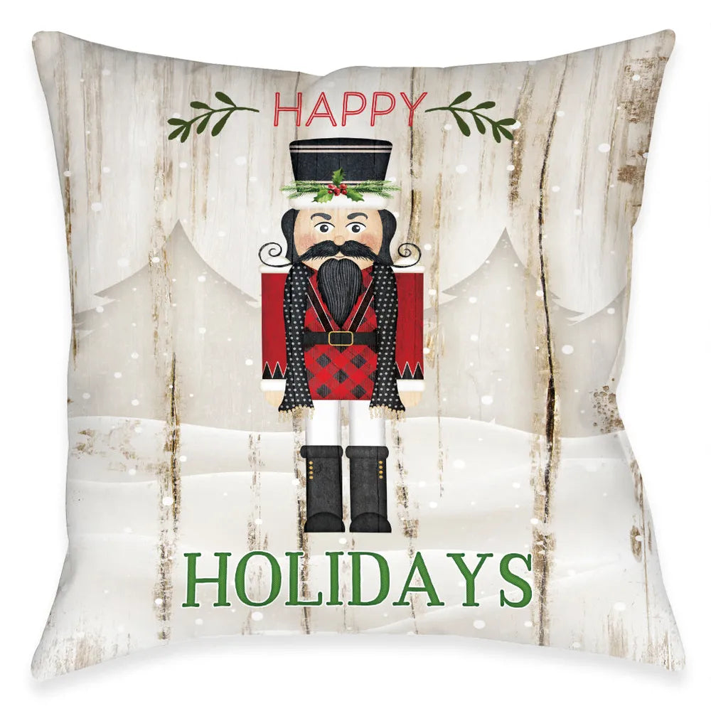 Nutcracker Christmas Holidays Indoor Decorative Pillow