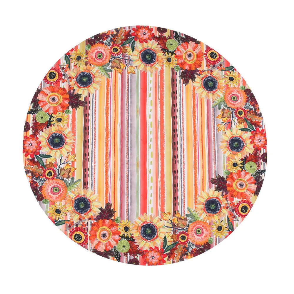 Harvest Snippets Round Tablecloth