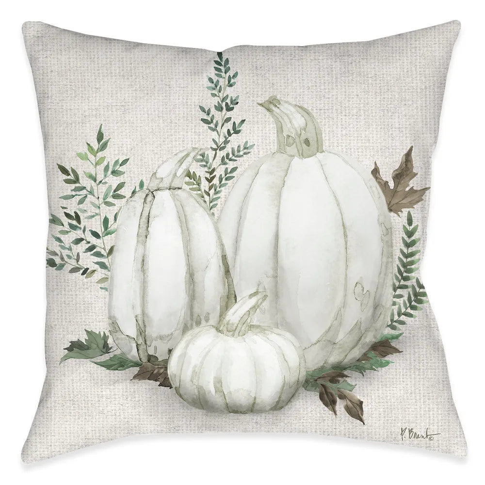 Heirloom Harvest Pumpkin Field Indoor Decorative Pillow