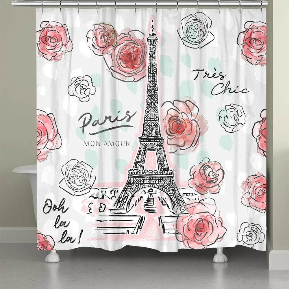 High Fashion Paris Shower Curtain