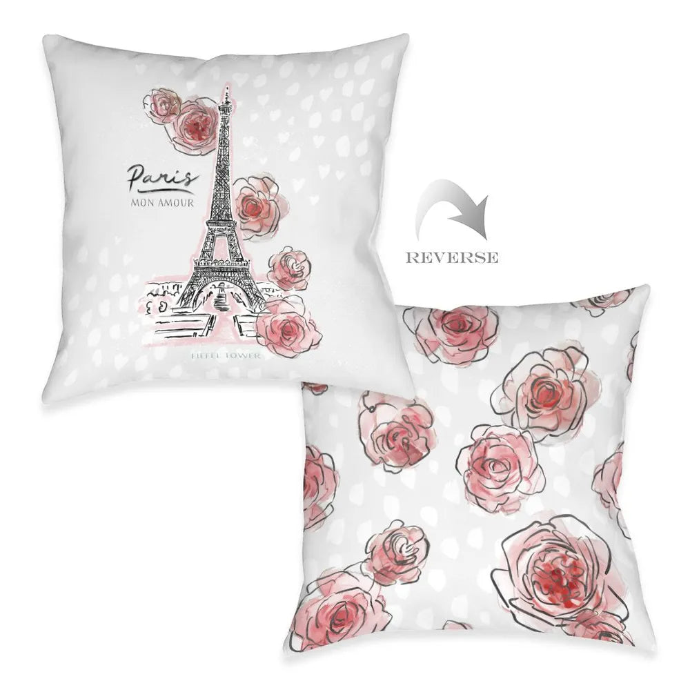 High Fashion Eiffel Tower Indoor Decorative Pillow