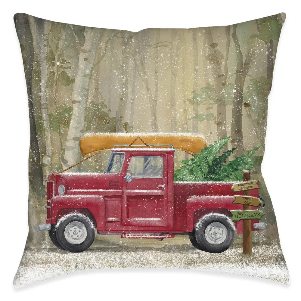 Holiday Birch Drifter Indoor Decorative Pillow