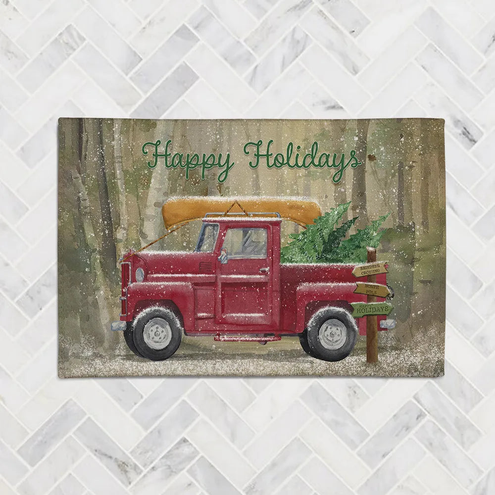 Holiday Birch Drifter Chenille Accent Rug