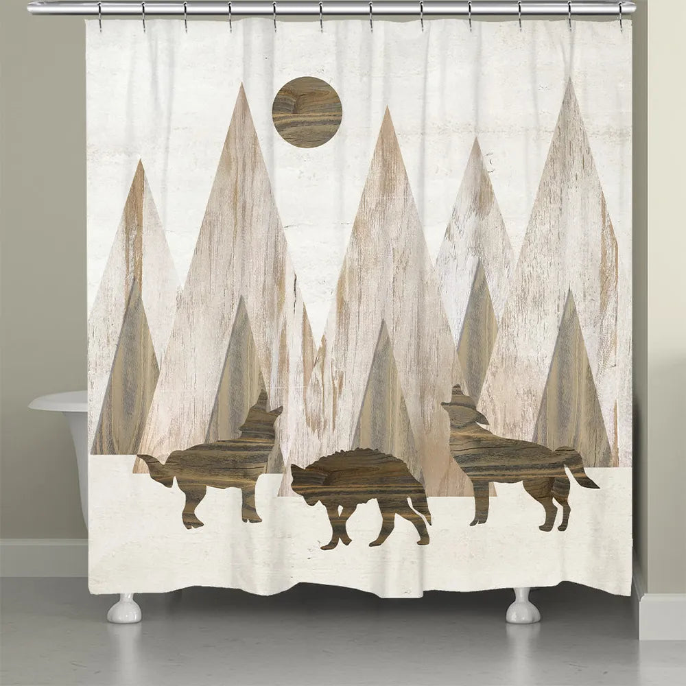 Howling Woods Shower Curtain