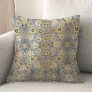 kathy ireland® HOME Indochine Gray Indoor Decorative Pillow