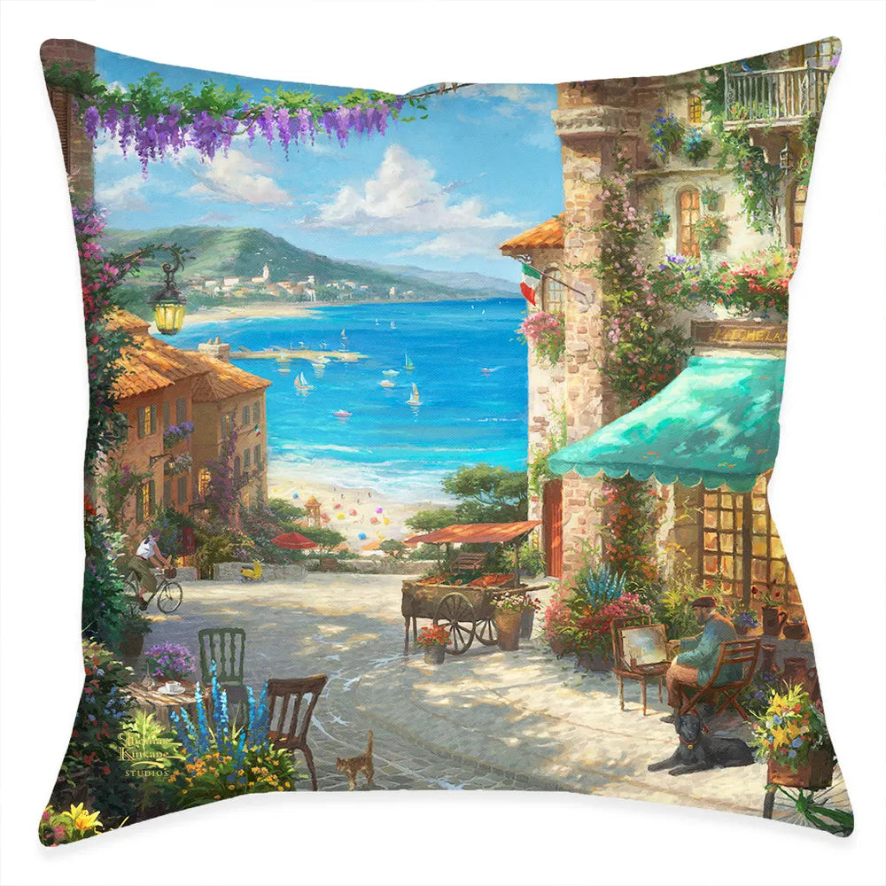 Italian Cafe Indoor Decorative Pillow