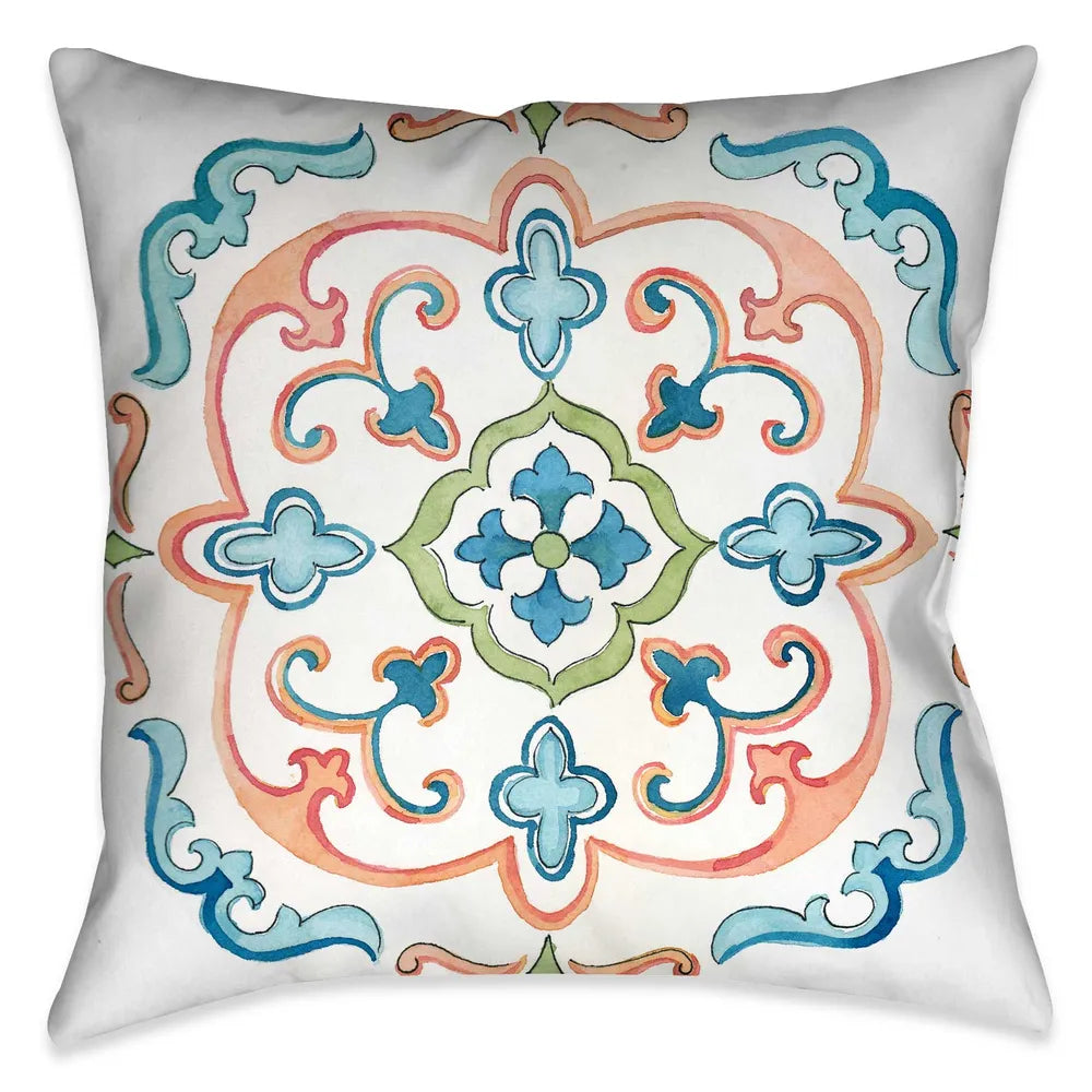 Jewel Medallion III Indoor Decorative Pillow