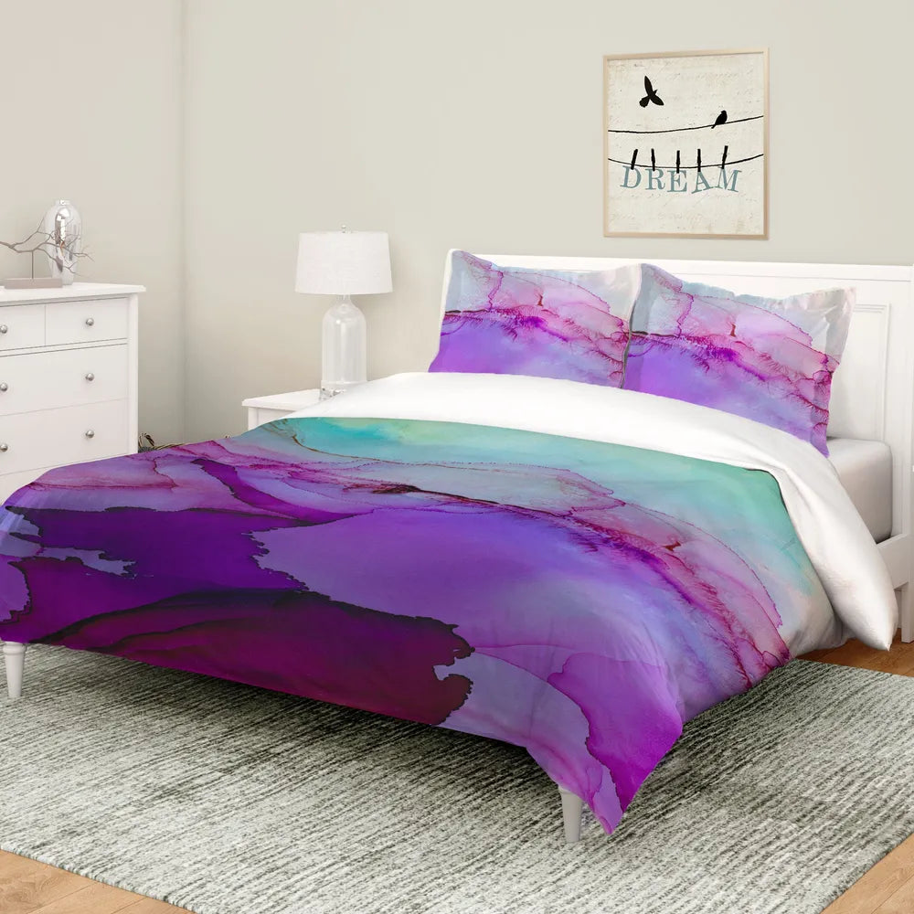 Luminescent Jewel Tones Comforter