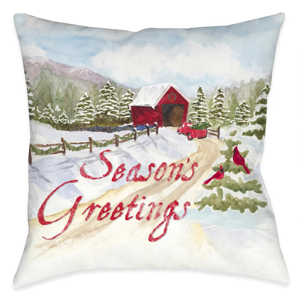 Joyful Greeting Indoor Decorative Pillow