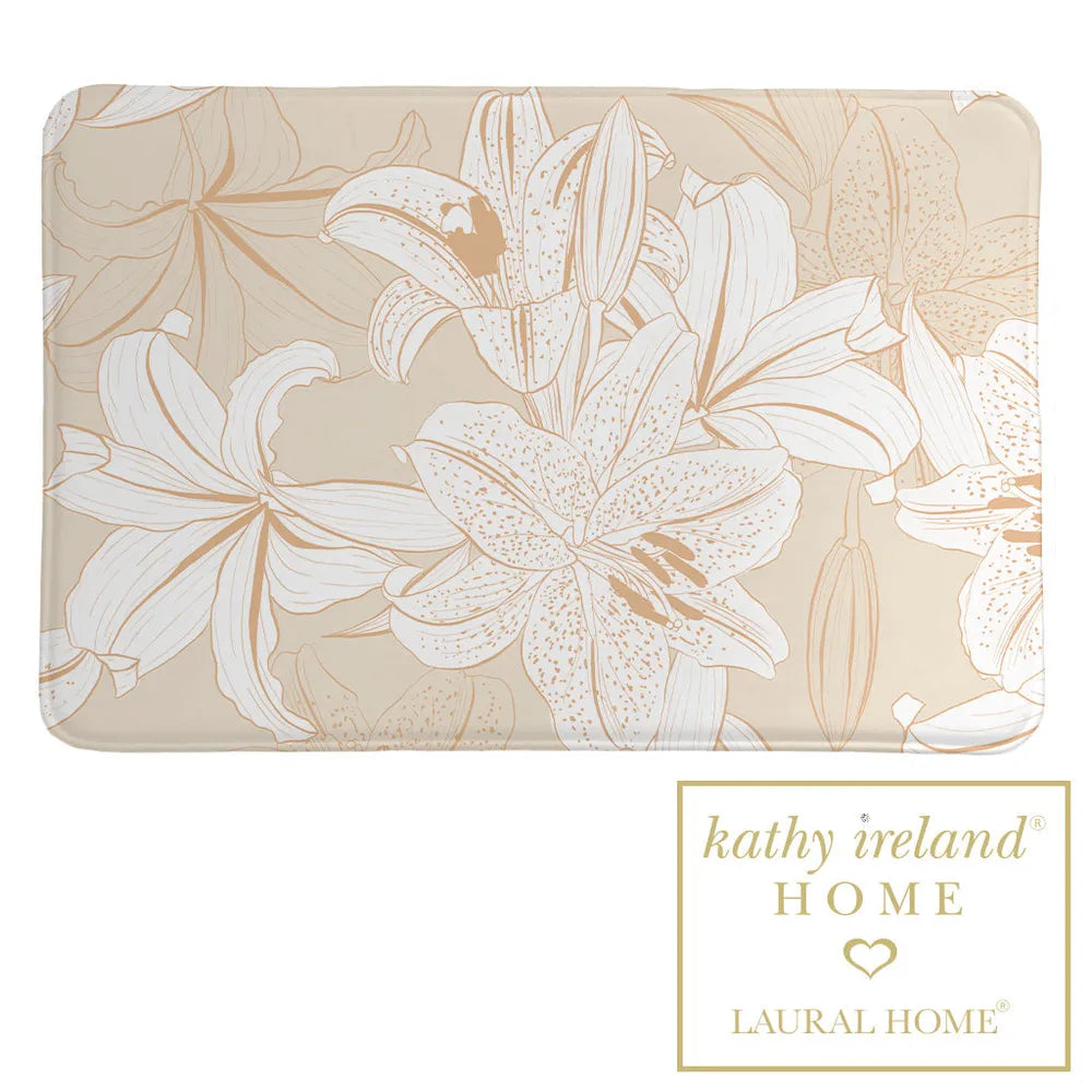 kathy ireland® HOME Peaceful Elegance Lily Memory Foam Rug