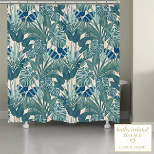 kathy ireland® HOME Palm Court Royal Shower Curtain
