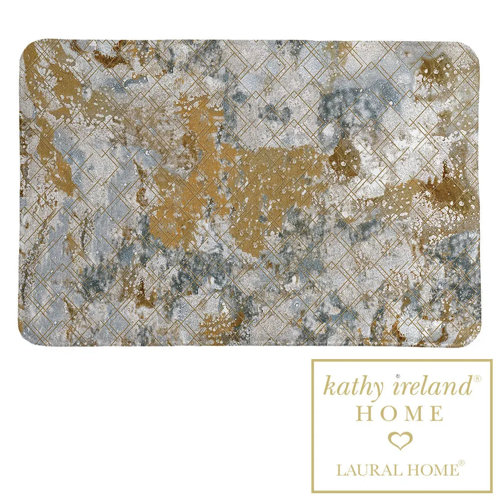 kathy ireland® HOME Stone Wall Memory Foam Rug
