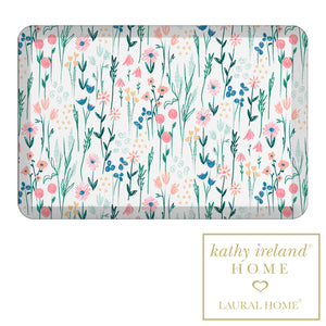 kathy ireland® HOME Delicate Floral Boho Anti-Fatigue Kitchen Mat