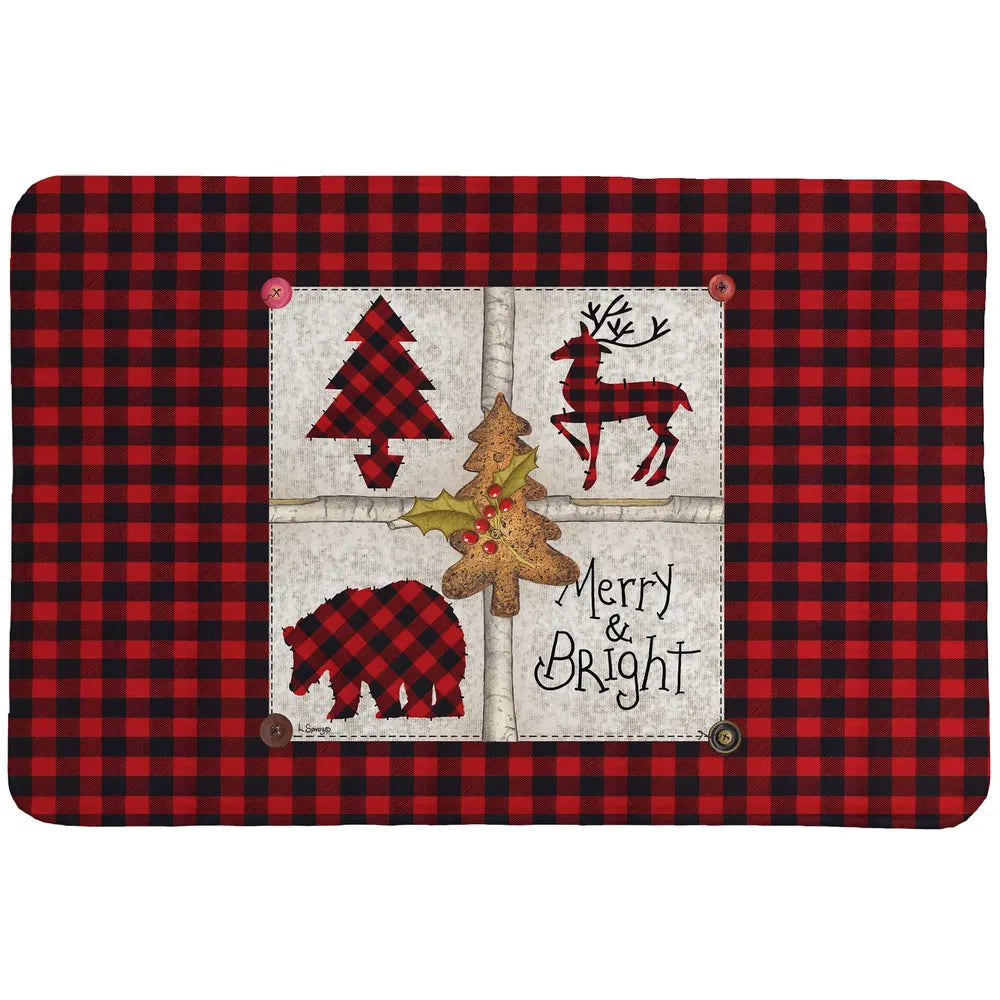 Merry and Bright Memory Foam Rug