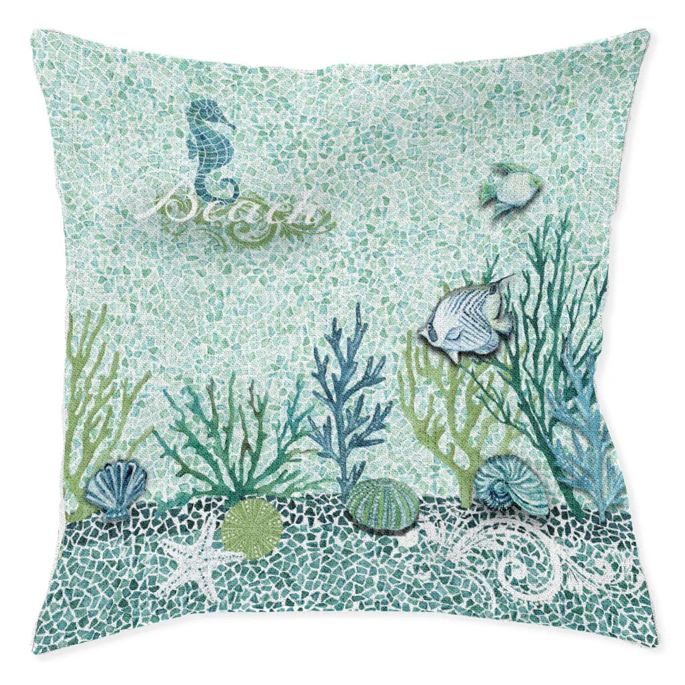 Lagoon Indoor Woven Decorative Pillow
