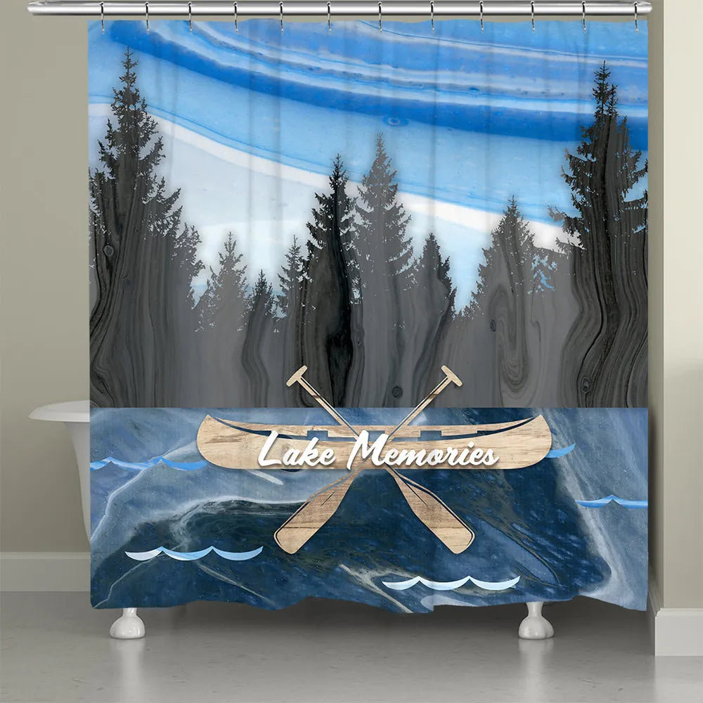 Lake Memories Shower Curtain