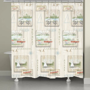 Lake Retreat Shower Curtain