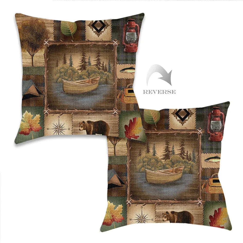 Lakewood Patch Indoor Woven Decorative Pillow