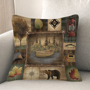 Lakewood Patch Indoor Woven Decorative Pillow