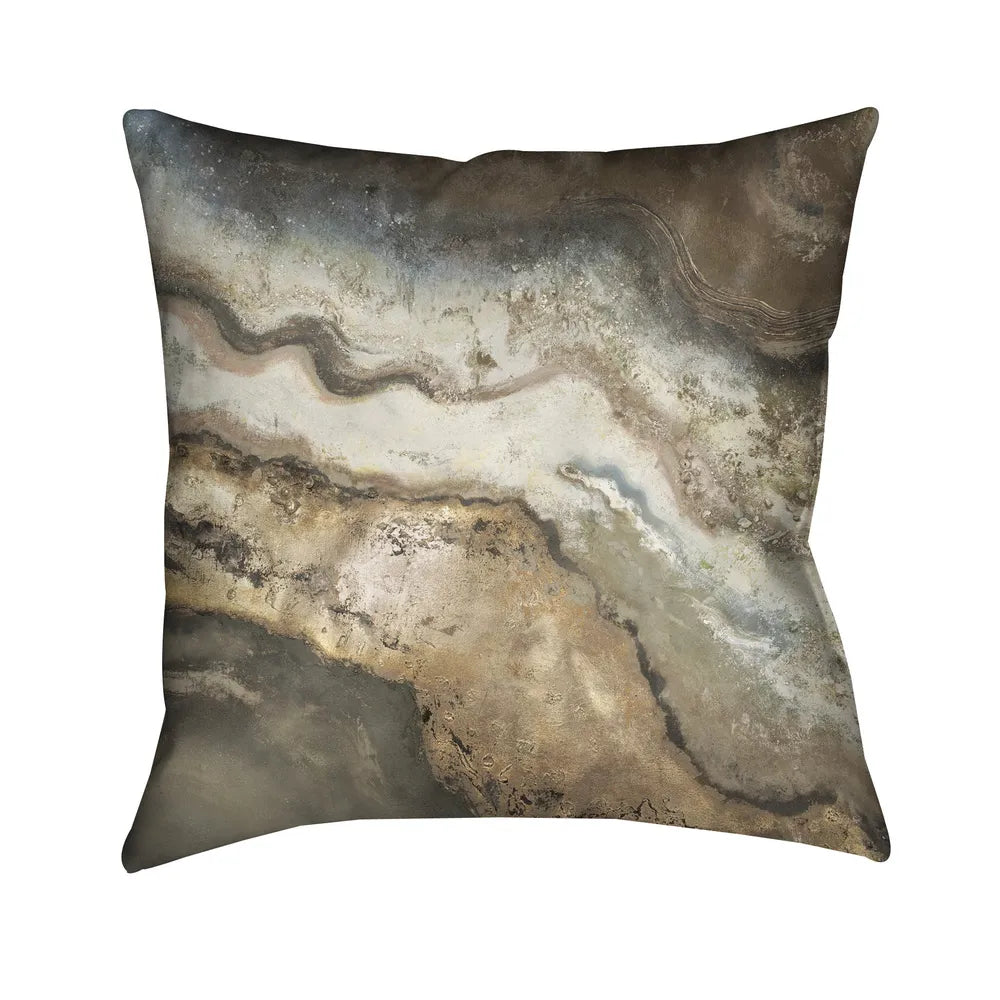 Lava Flow Outdoor Decorative Pillow
