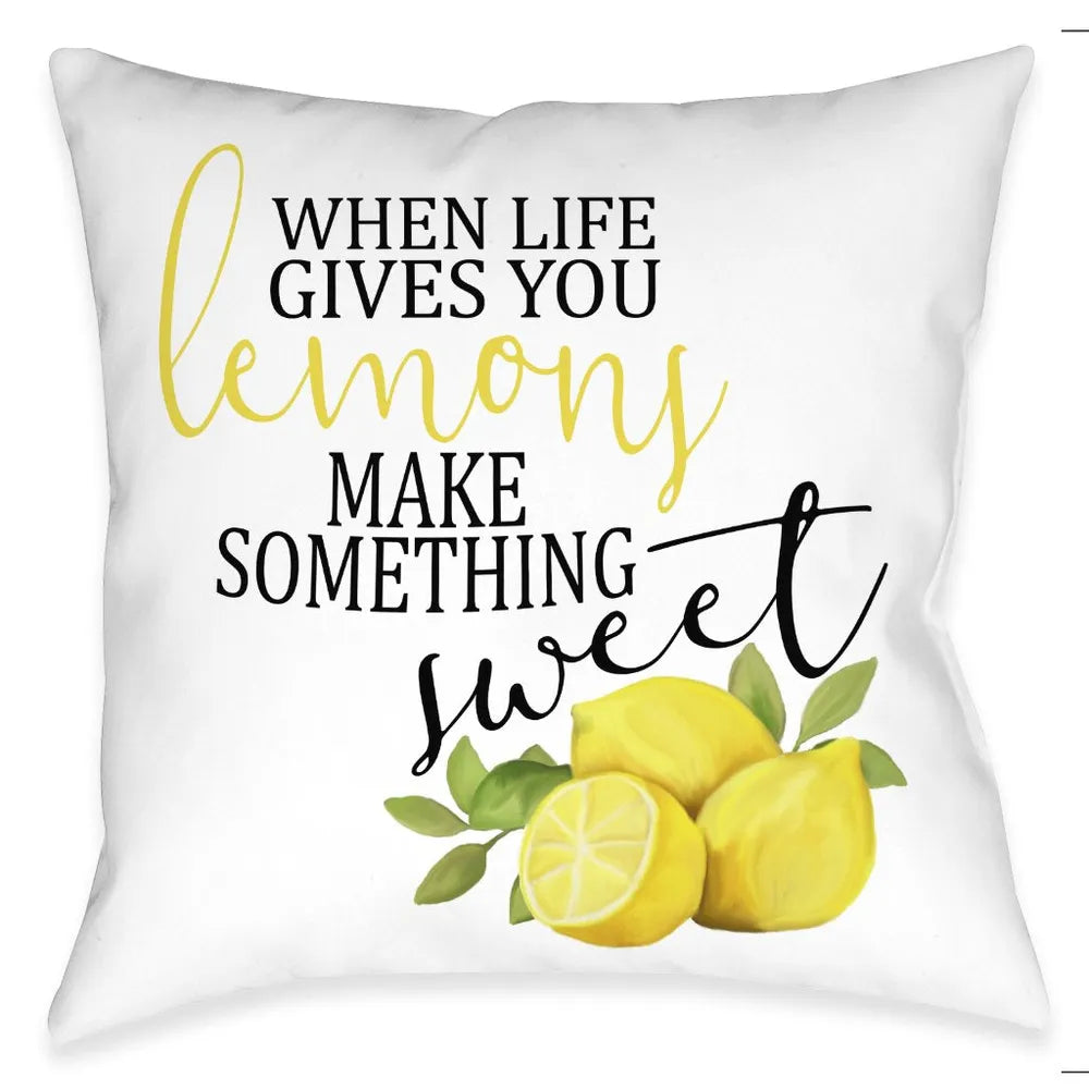 Life Gives You Lemons Indoor Decorative Pillow