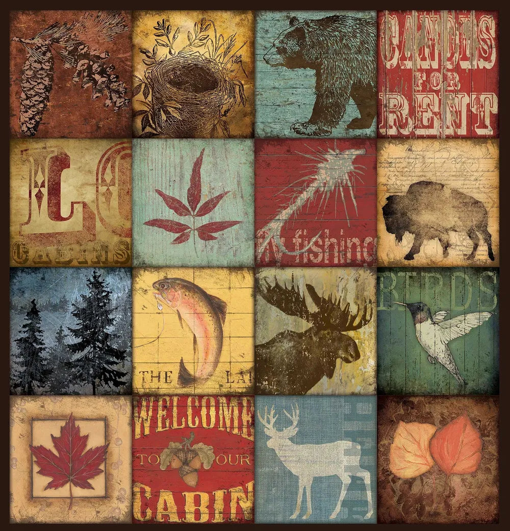 Lodge Patch Duvet Cover 