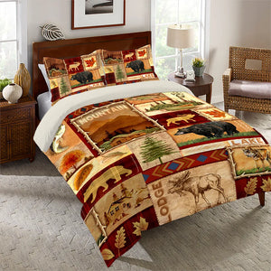 Lodge Collage Comforter