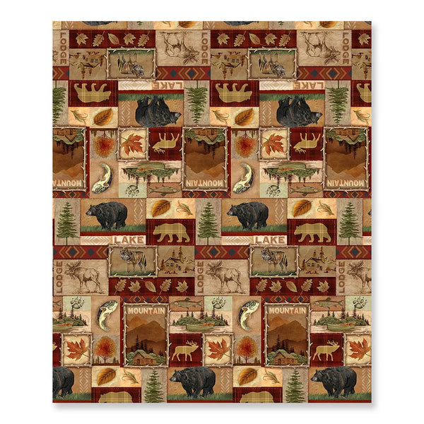 Lodge Collage Tablecloth - Laural Home