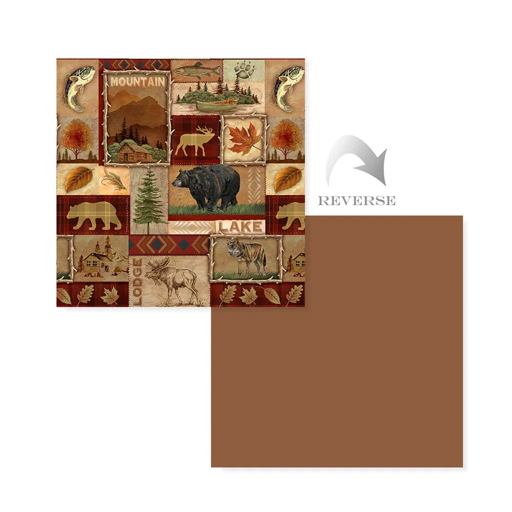 Lodge Collage Quilt Set