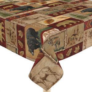 Lodge Collage Tablecloth