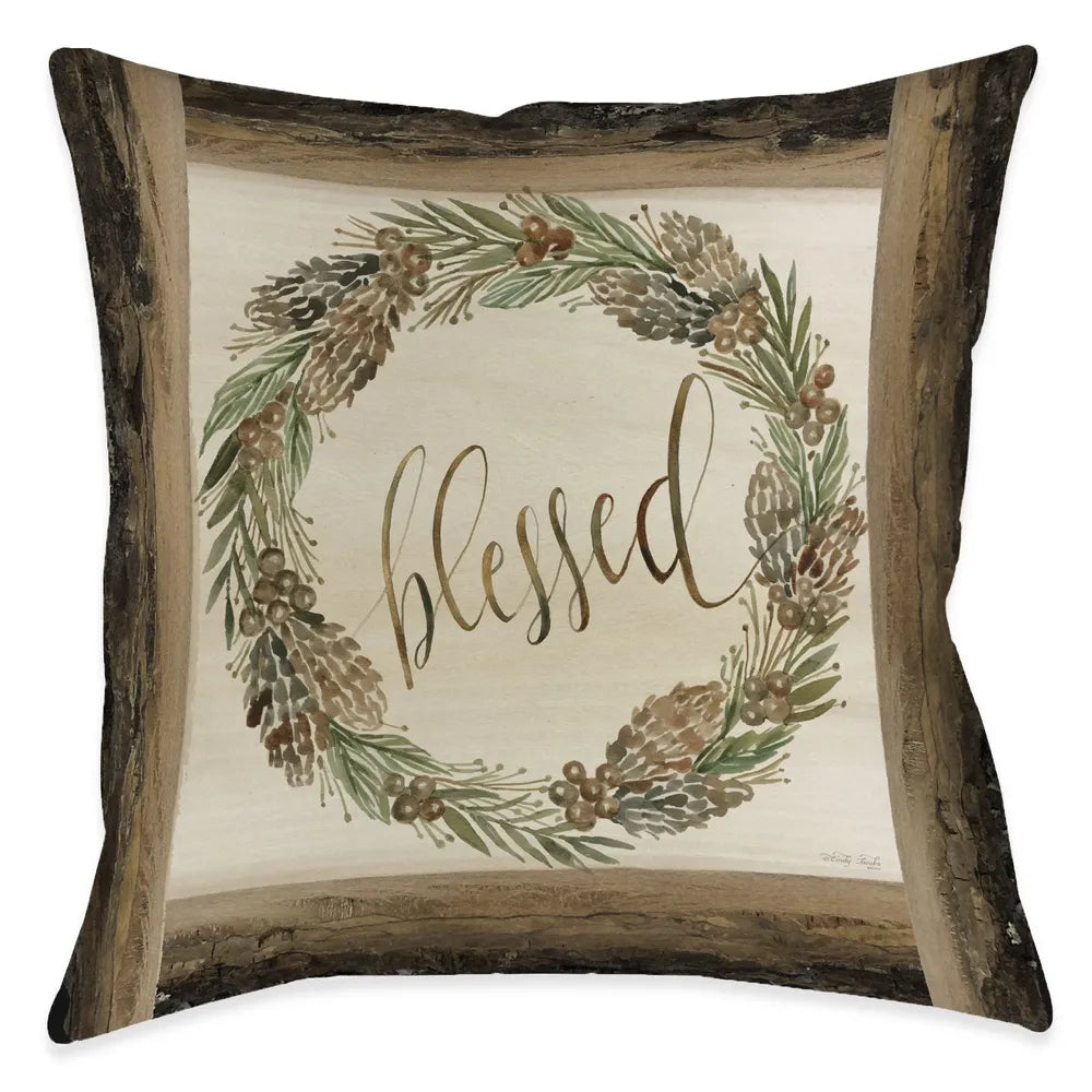 Lodge Harvest Blessed Indoor Decorative Pillow