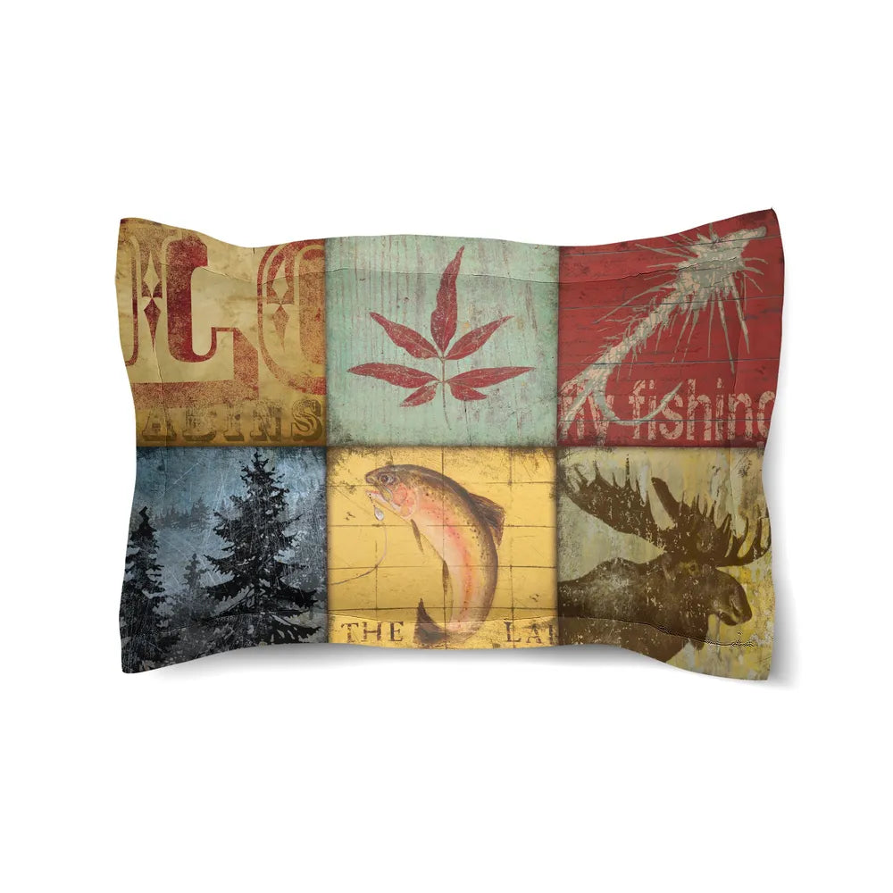 Lodge Patch Duvet Sham