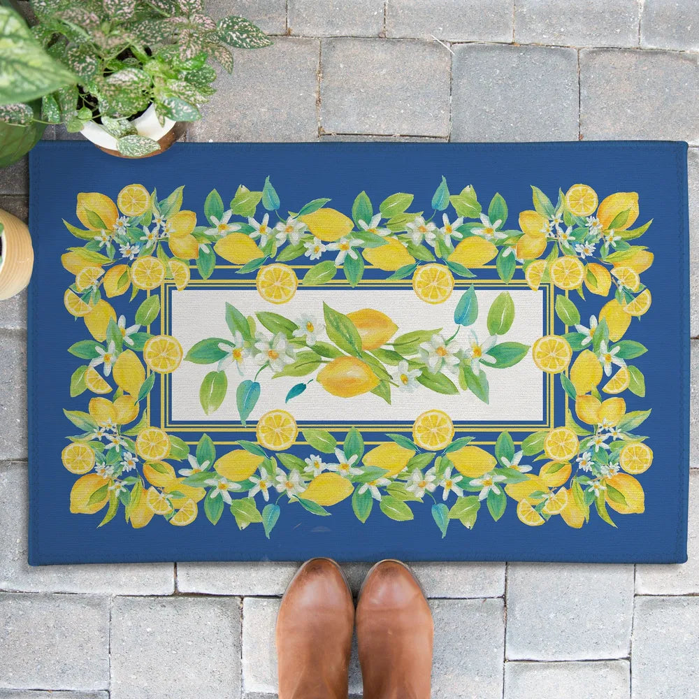 Lovely Lemons Outdoor Door Mat