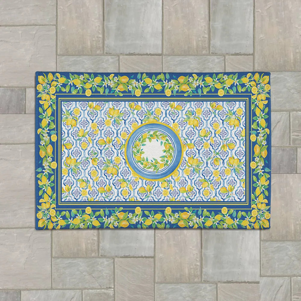 Lovely Lemons Outdoor Area Rug