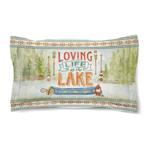 Loving Life at the Lake Comforter Sham