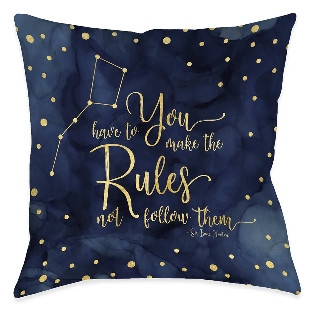 Make The Rules Indoor Decorative Pillow