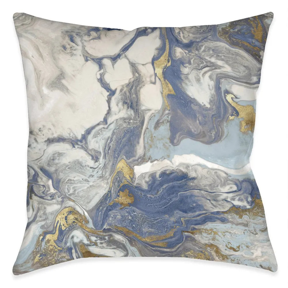 Marbling Splash Outdoor Decorative Pillow