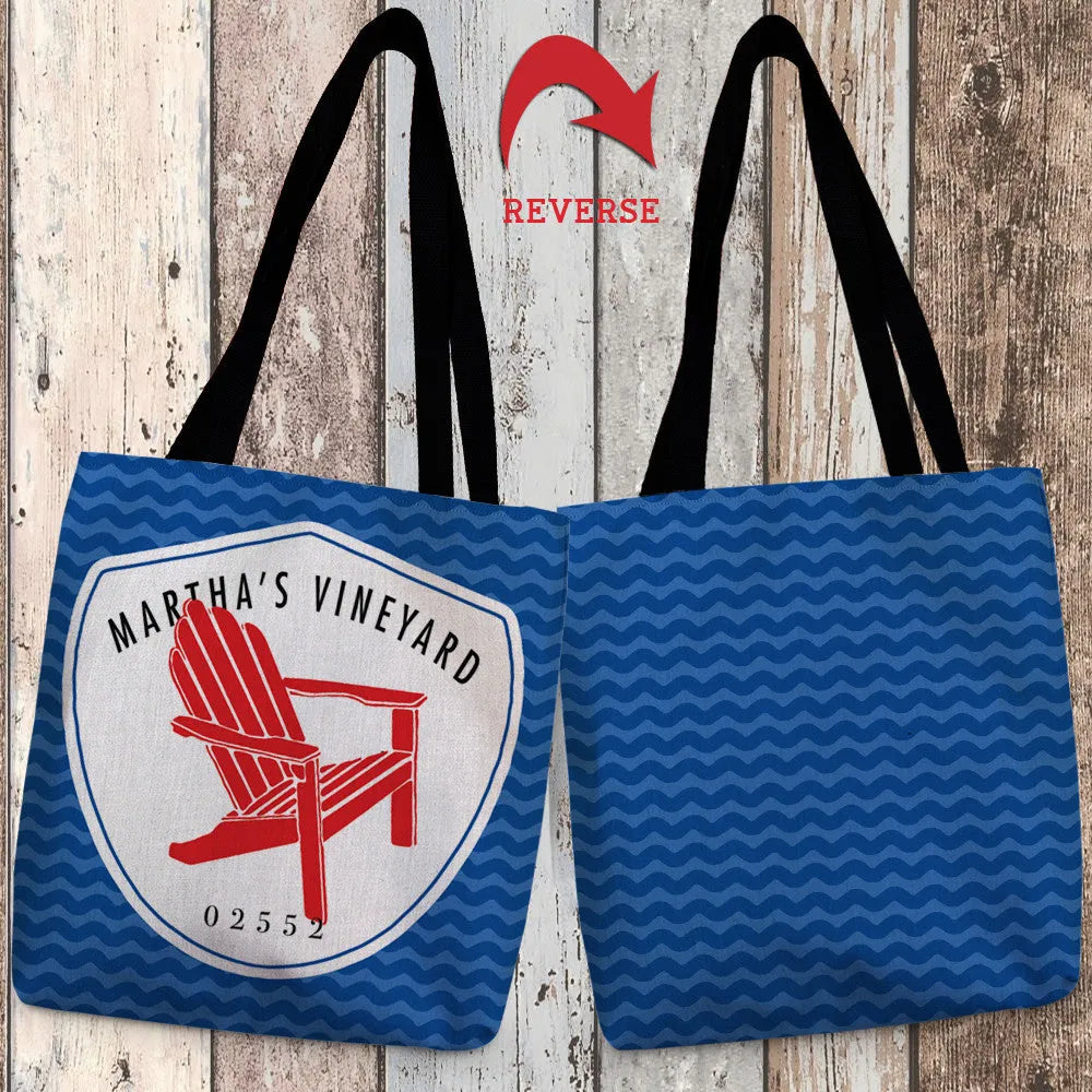 Martha's Vineyard I Canvas Tote Bag 