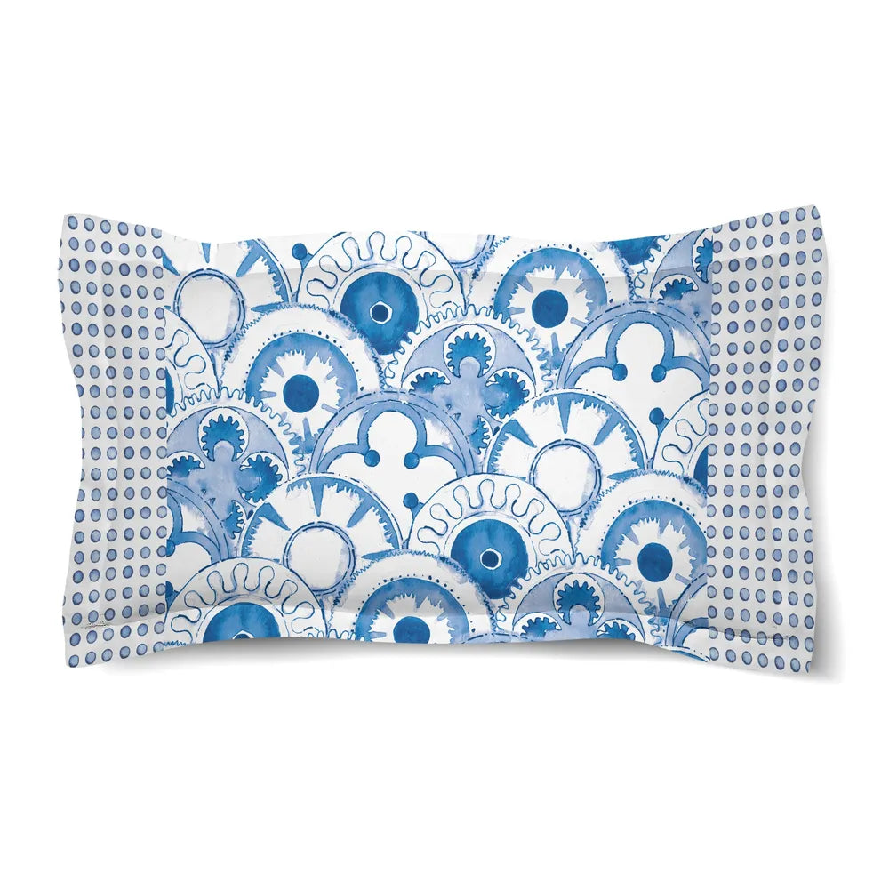 Medallion Scallops Duvet Sham